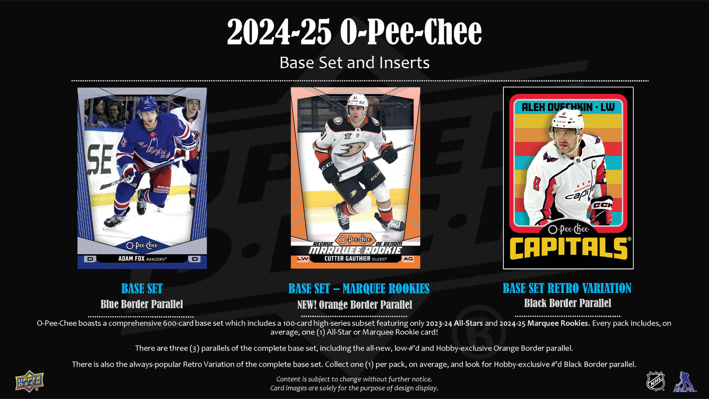 2024-25 : O-Pee-Chee Hockey Hobby Box