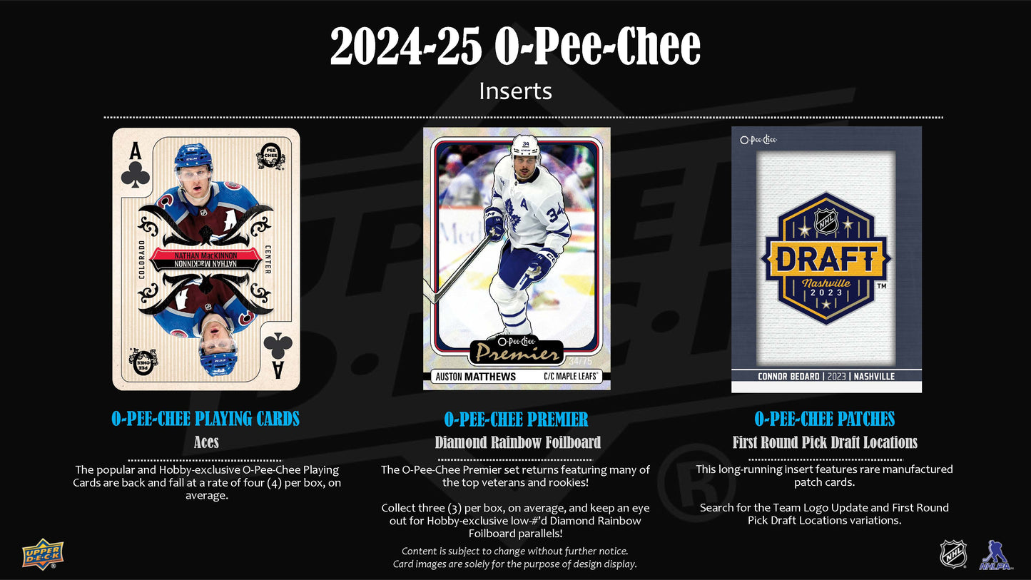 2024-25 : O-Pee-Chee Hockey Hobby Box
