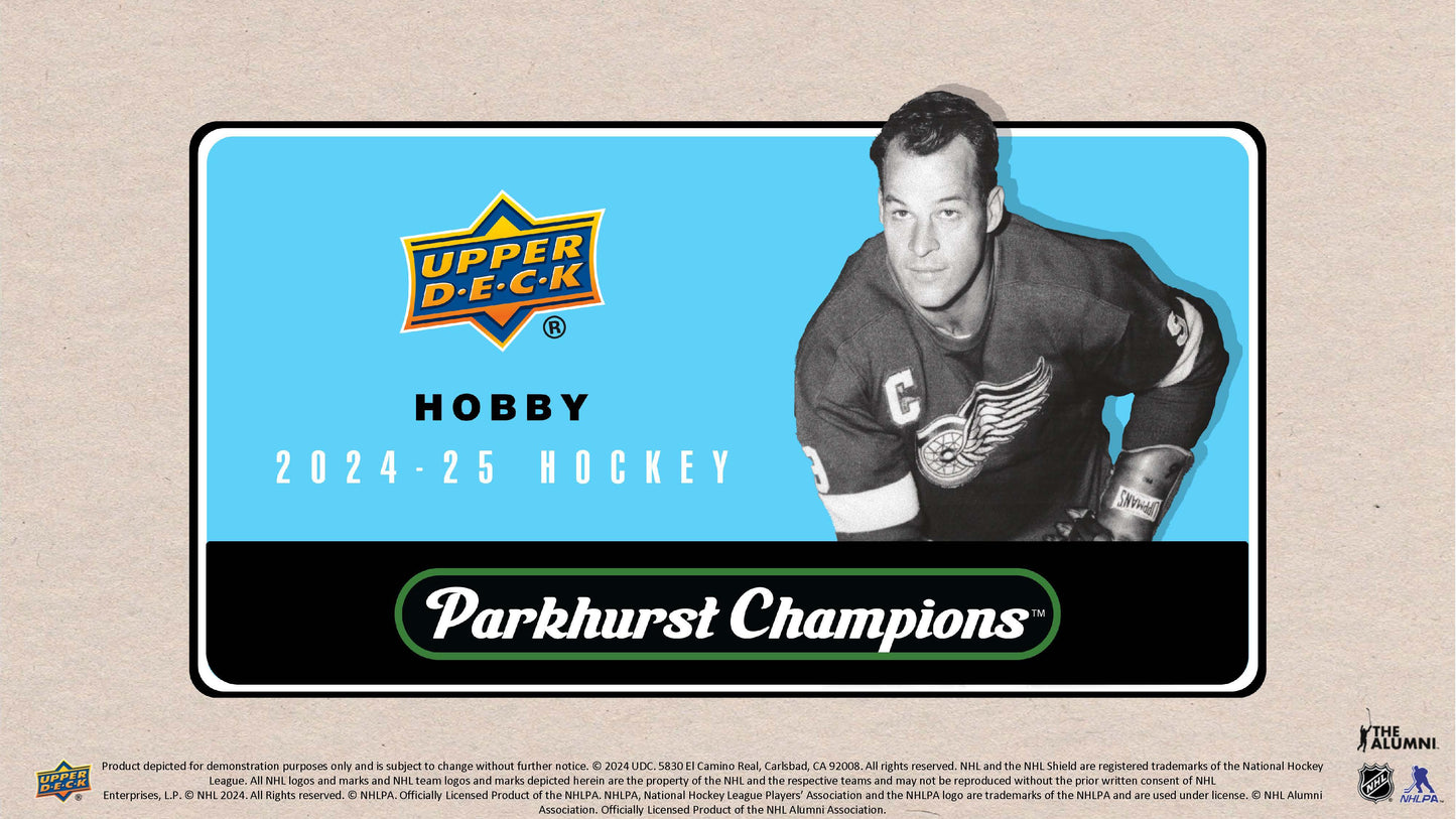 2024-25 : Upper Deck Parkhurst Champions Hockey Hobby Box