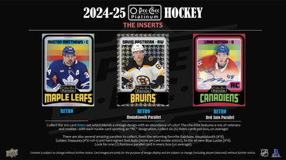 2024-25 : O-Pee-Chee Platinum Hockey Hobby Box