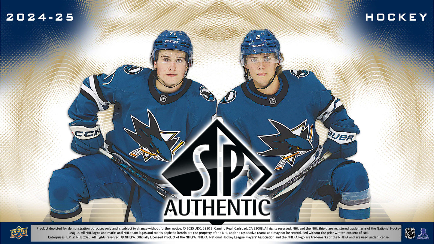 2024-25 : Upper Deck SP Authentic Hockey Hobby Box
