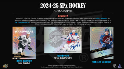 2024-25 Upper Deck SPX Hockey Hobby Box