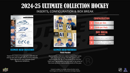 2024-25 : Upper Deck Ultimate Collection Hockey Hobby Box