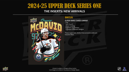 2025-26 : Upper Deck Series 1 Hockey Hobby Box