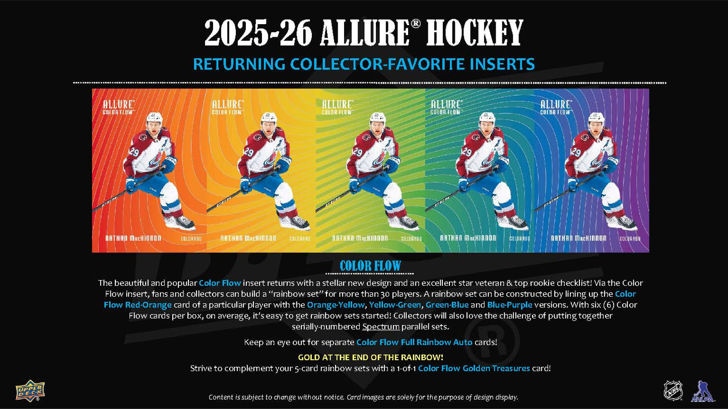 2025-26 : Upper Deck Allure Hockey Hobby Box