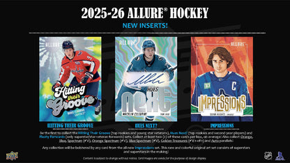 2025-26 : Upper Deck Allure Hockey Hobby Box