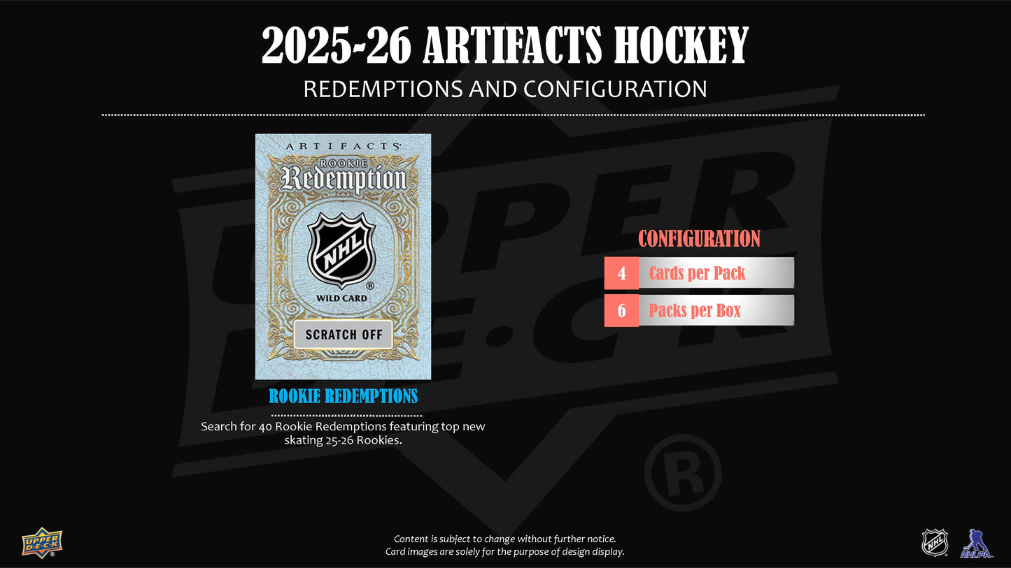 2025-26 : Upper Deck Artifacts Hockey Blaster
