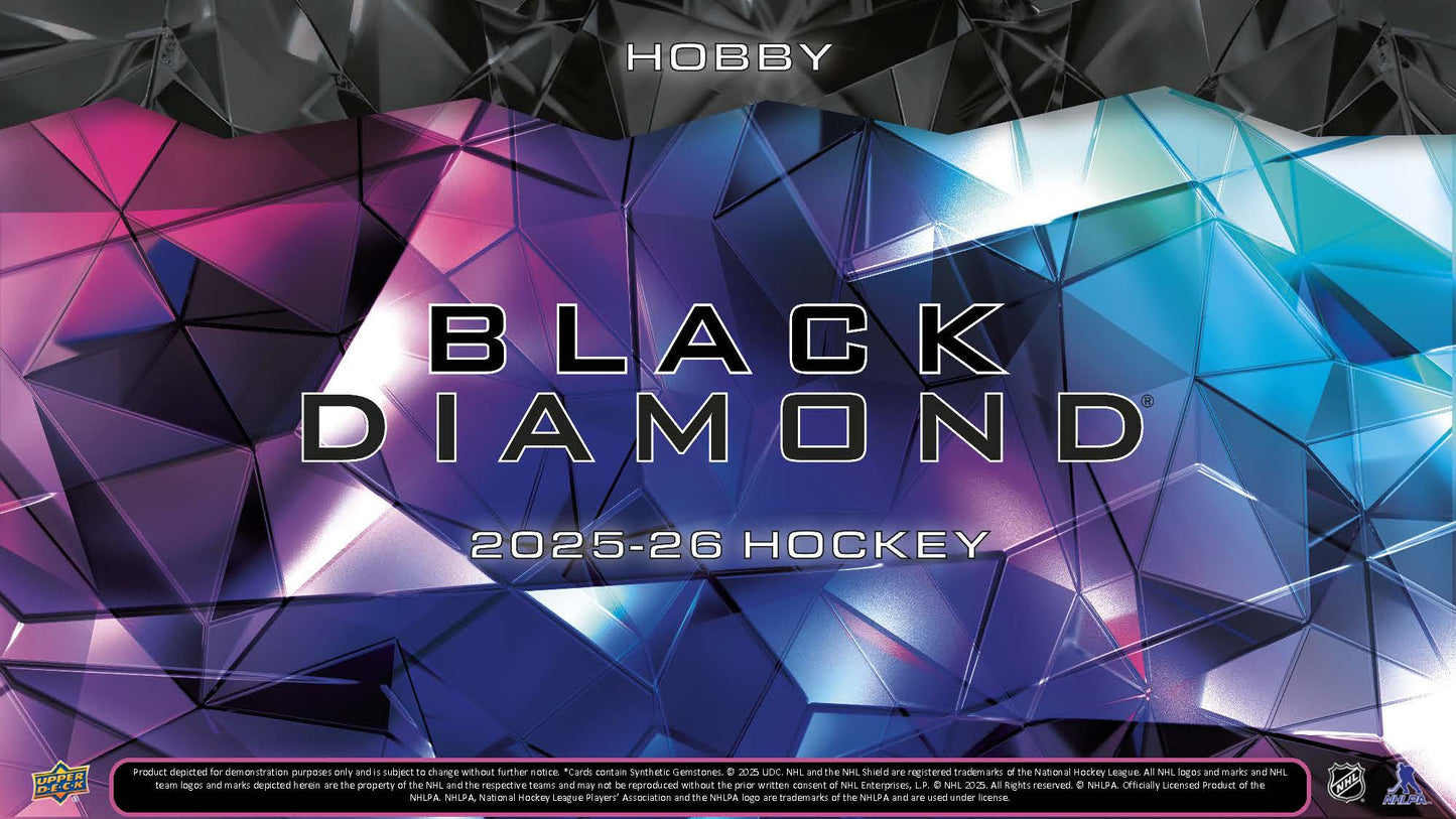 2025-26 : Upper Deck Black Diamond Hockey Hobby Box