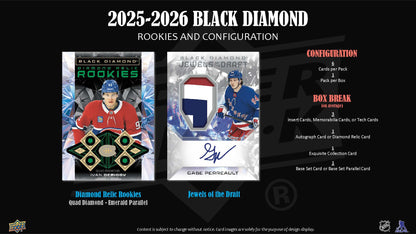 2025-26 : Upper Deck Black Diamond Hockey Hobby Box