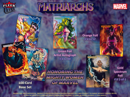 2024 : Fleer Ultra Marvel Matriarchs Hobby Box