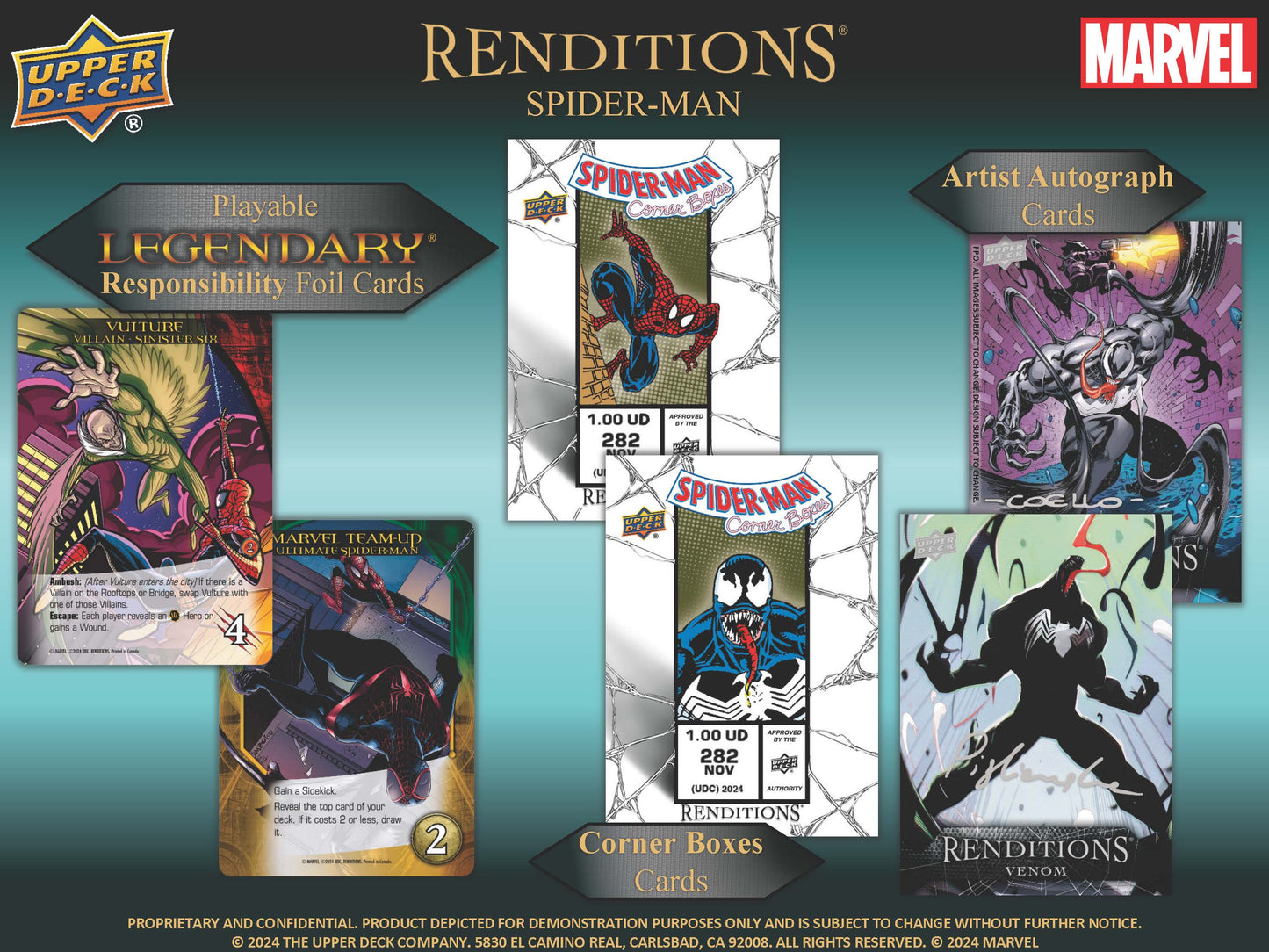 2024 : Upper Deck Marvel Renditions Spider-Man Hobby Box