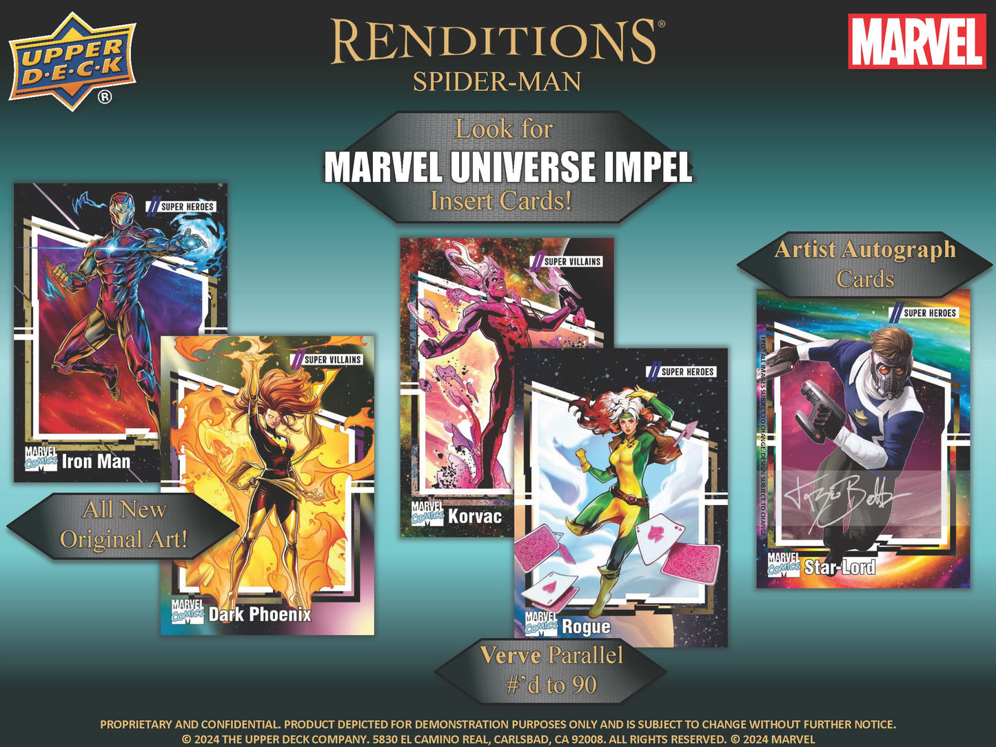 2024 : Upper Deck Marvel Renditions Spider-Man Hobby Box