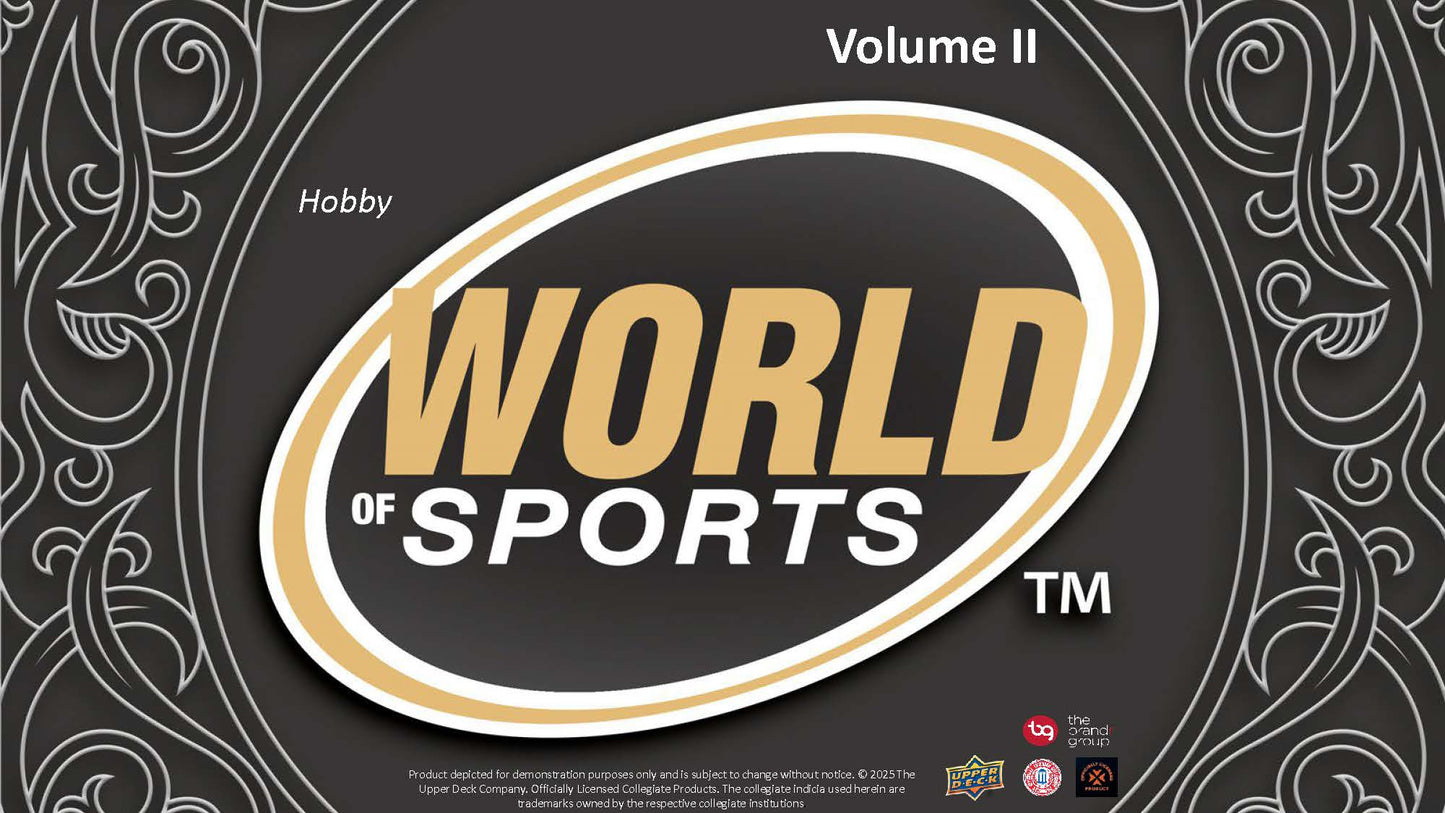 2025 : Upper Deck World of Sports Volume 2 Hobby Box