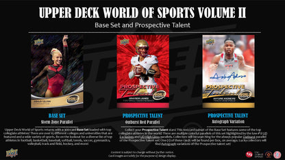 2025 : Upper Deck World of Sports Volume 2 Hobby Box