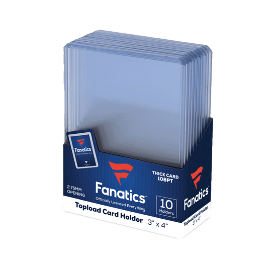 Fanatics 108pt 3x4 Top Loader - 10 Count