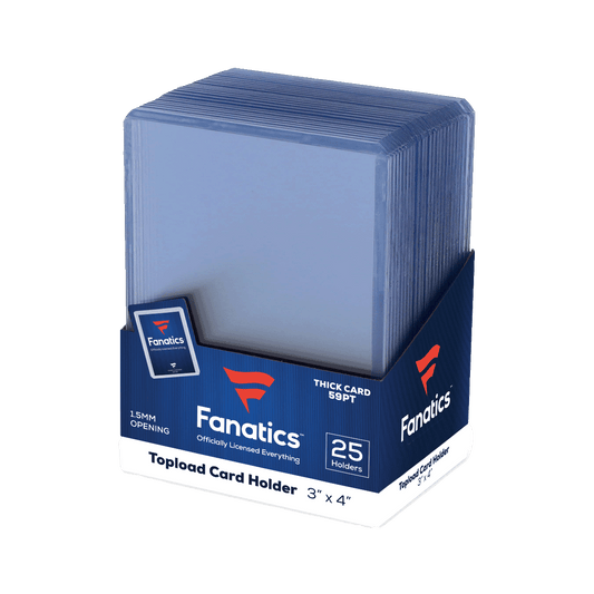 Fanatics 59pt 3x4 Top Loader - 25 Count