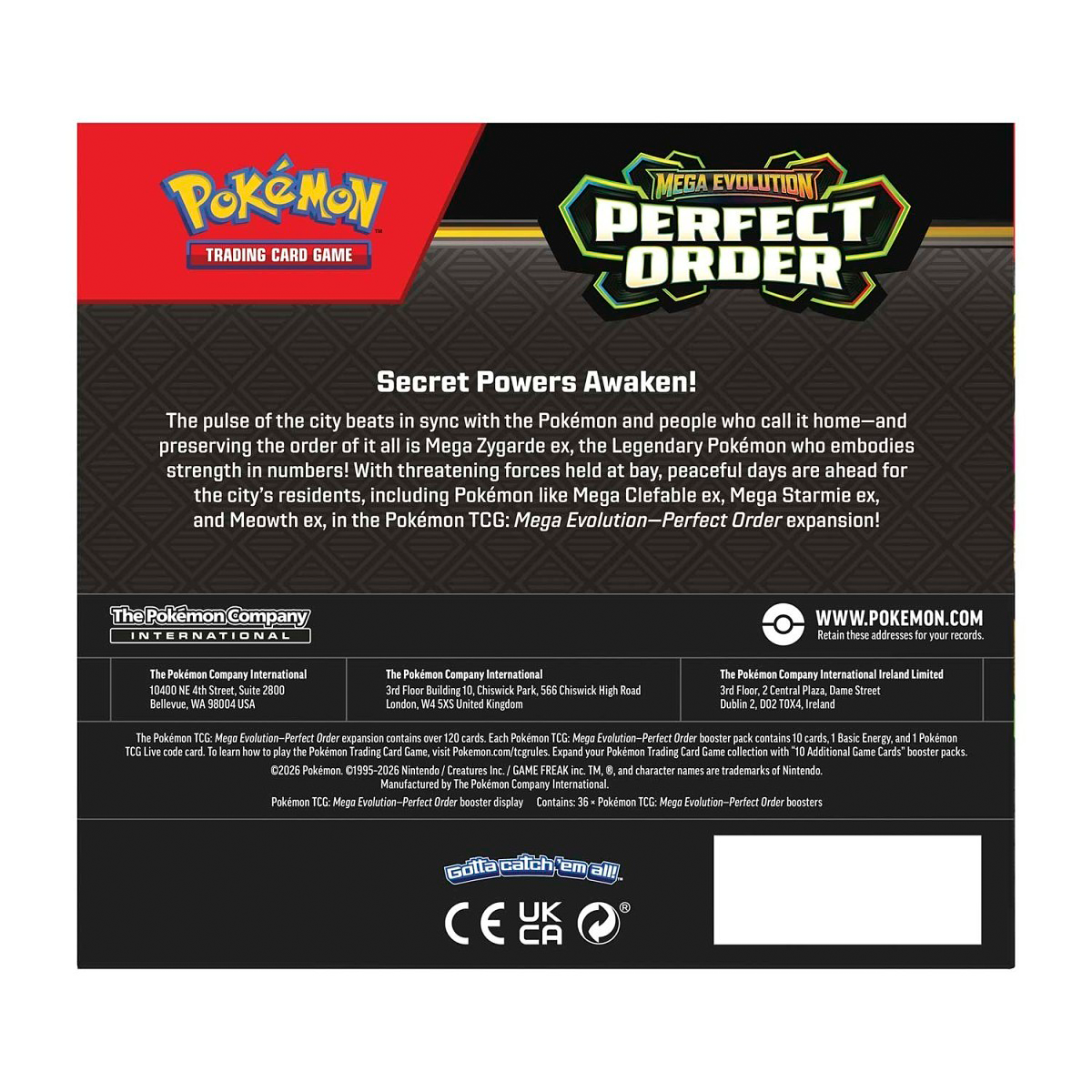 Pokémon Booster Box - ME03 : Perfect Order