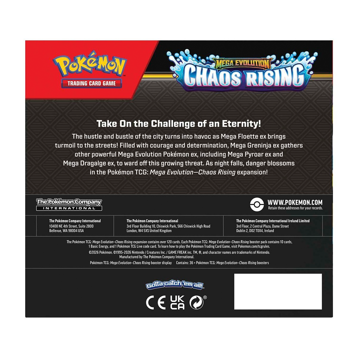 Pokémon Booster Box - ME04 : Chaos Rising