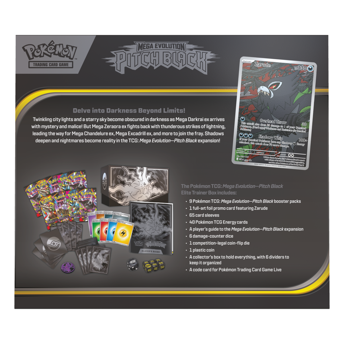 Pokémon Elite Trainer Box - ME05 : Pitch Black