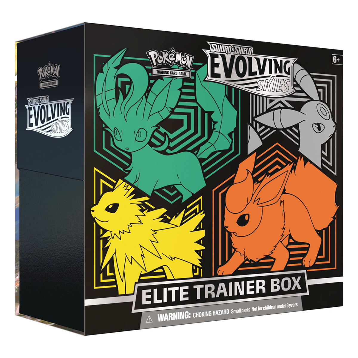 Pokémon Elite Trainer Box - SWSH07 : Evolving Skies - Leafeon, Umbreon, Jolteon, Flareon
