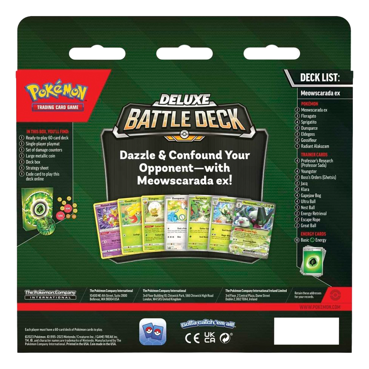 Pokémon Deluxe Battle Deck - Meowscarada ex