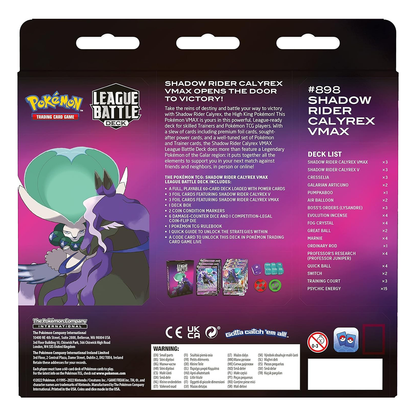 Pokémon League Battle Deck - Shadow Rider Calyrex VMAX