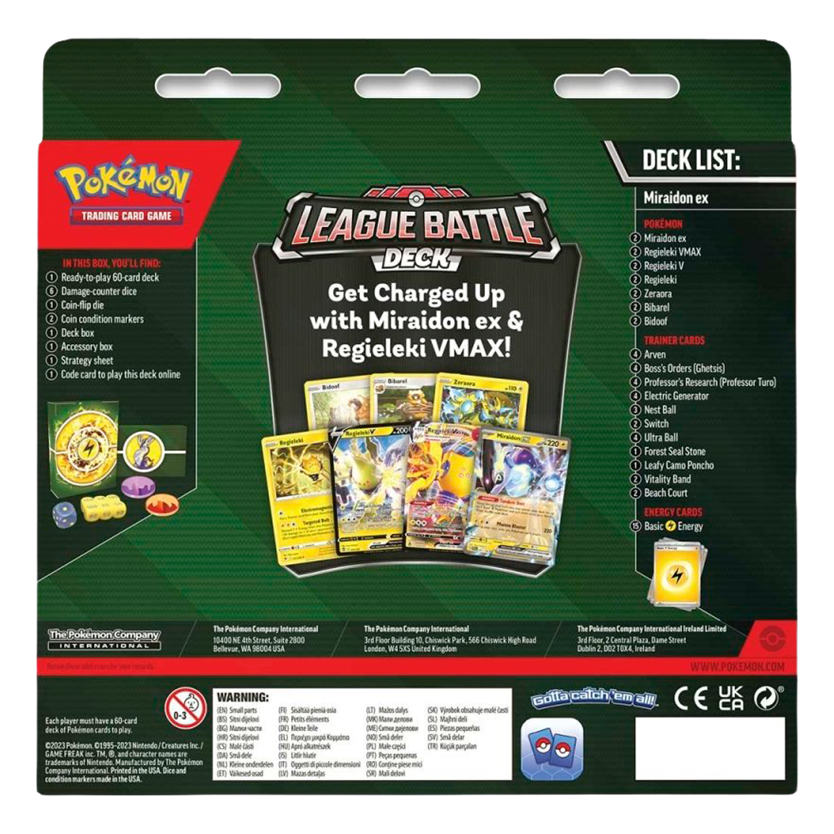 Pokémon League Battle Deck - Miraidon ex