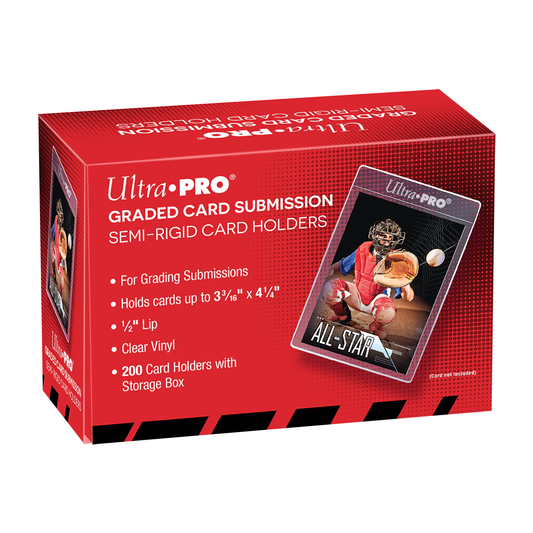 Ultra Pro 1/2" Lip Semi-Rigid Tall Card Holders