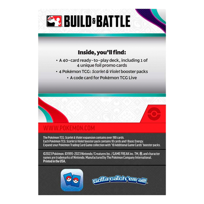Pokémon Build & Battle Box - SV01 : Scarlet & Violet