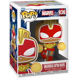 Marvel : Holiday - Gingerbread Captain Marvel #936 Funko POP!