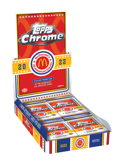 2022 : Topps Chrome McDonalds All American Basketball Hobby Box