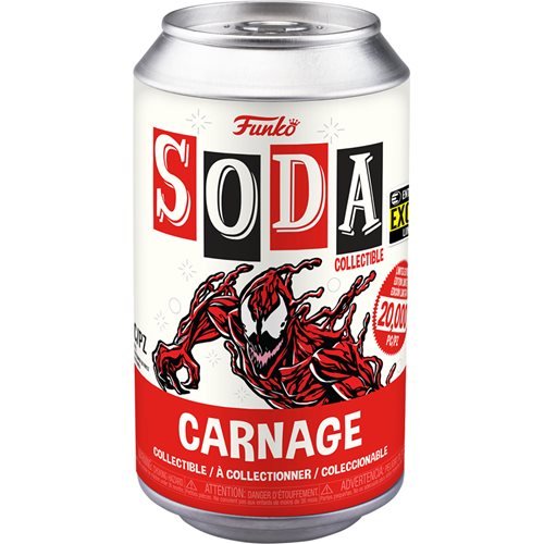 Funko Vinyl Soda : Marvel - Carnage Entertainment Earth Exclusive