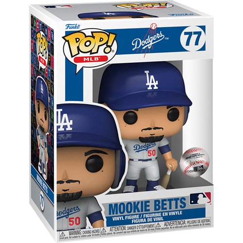 Baseball : Dodgers - Mookie Betts (Alternate Jersey) #77 Funko POP! Vinyl Figure