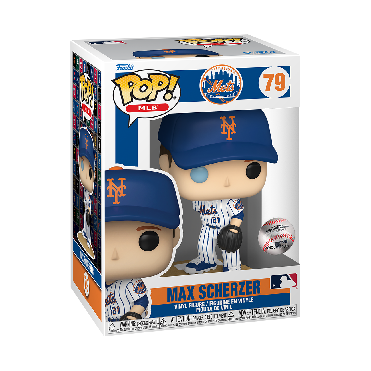 Baseball : Mets - Max Scherzer (Home Jersey) #79 Funko POP! Vinyl Figure