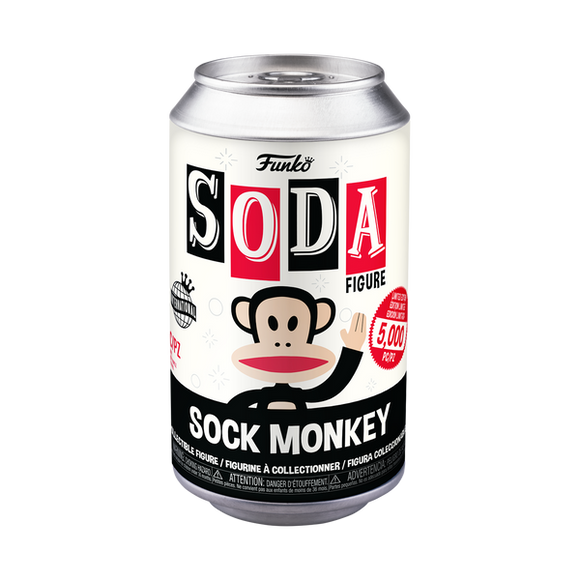 Funko Vinyl Soda : Paul Frank - Sock Monkey International Edition