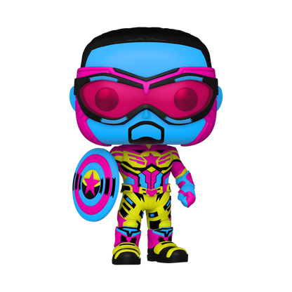 Marvel : The Falcon and The Winter Soldier - Captain America Black Light #987 Exclusive Funko POP!