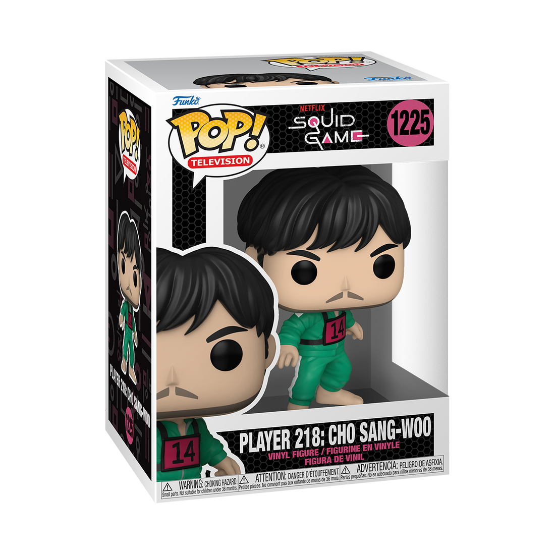 Television : Squid Game - Player 218 Cho Sang-Woo #1225 Funko POP!