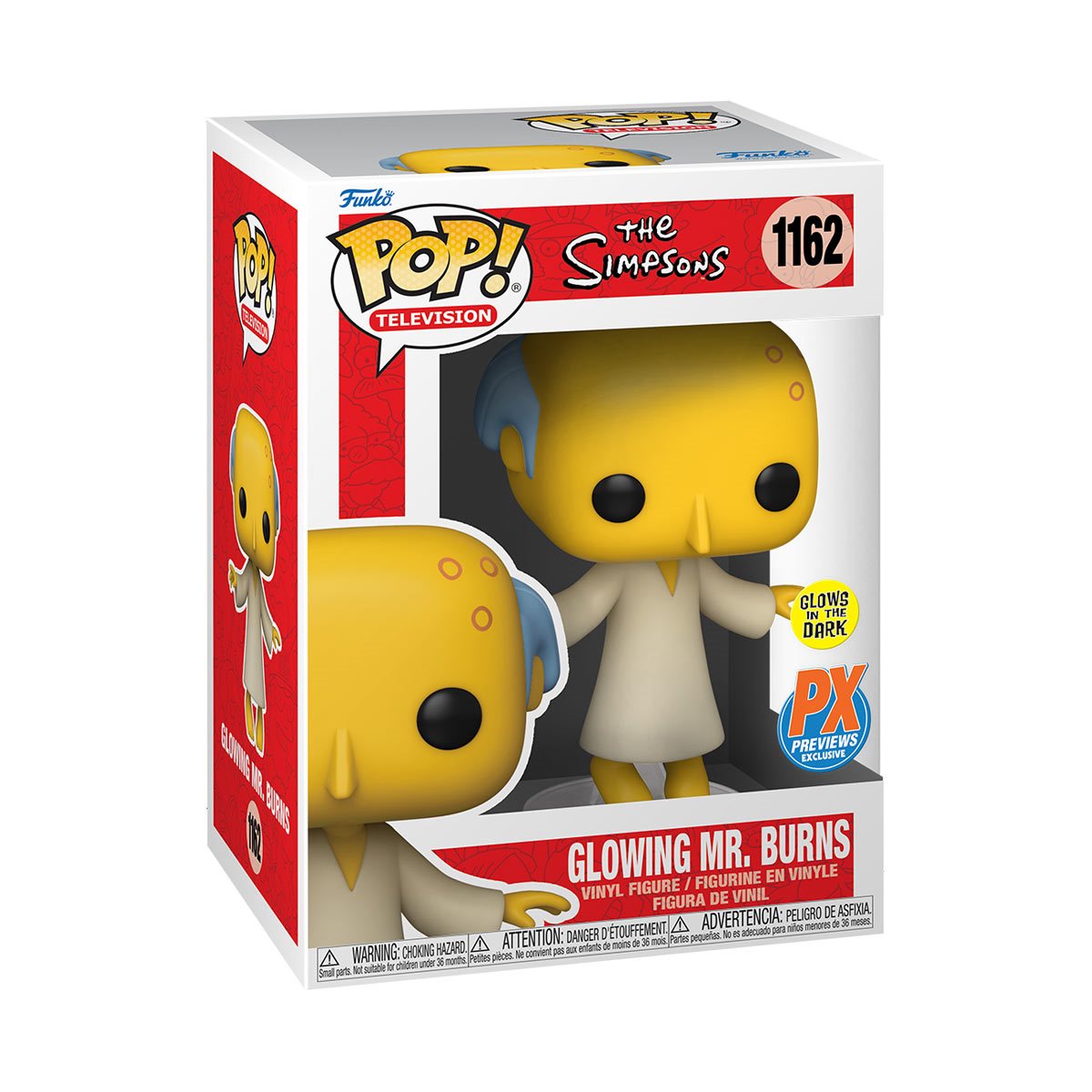 Television : The Simpsons - Glowing Mr. Burns #1162 PX Exclusive Funko POP! Vinyl Figure