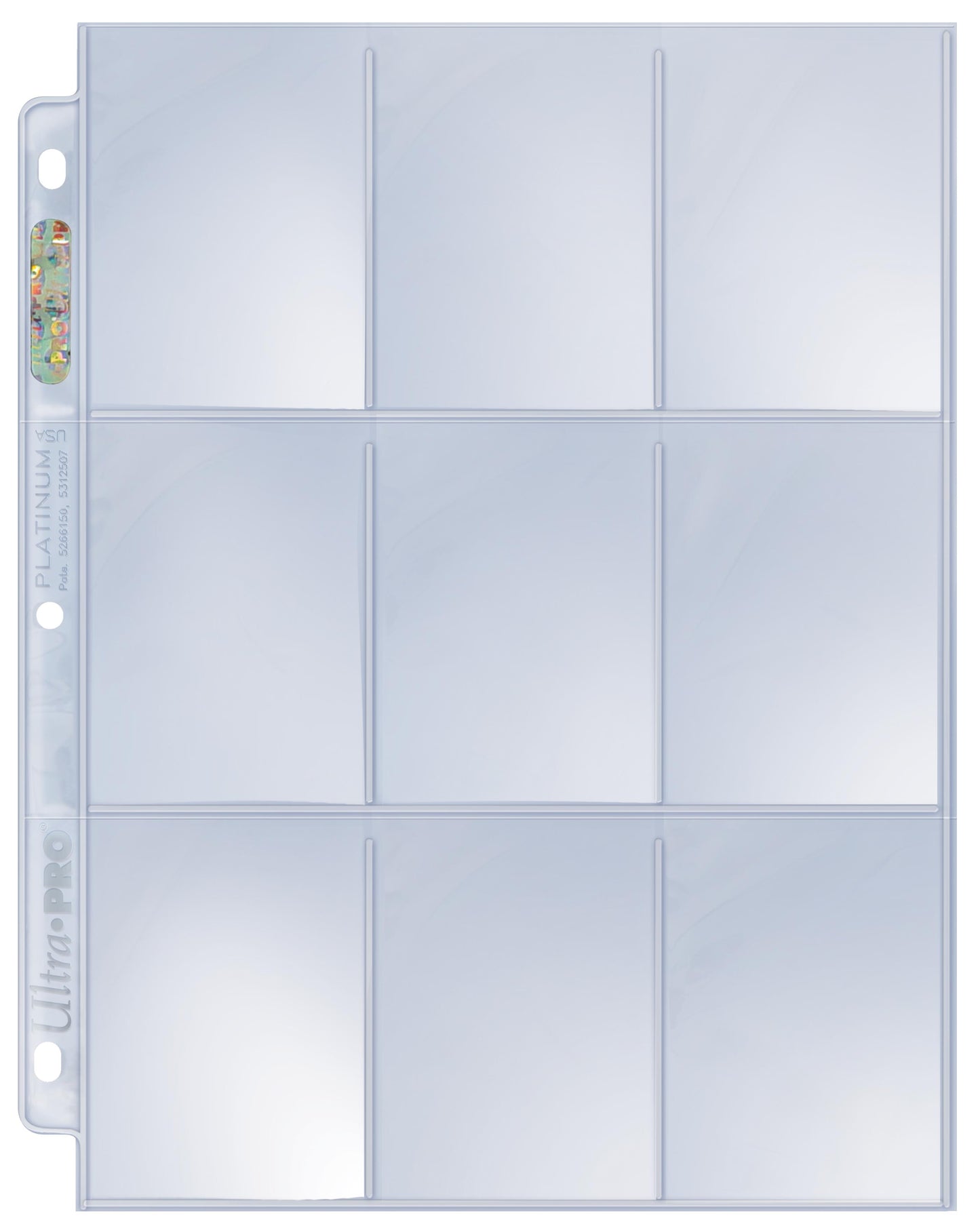 Ultra Pro Platinum Series Pocket Pages (100ct) for Cards and Photos