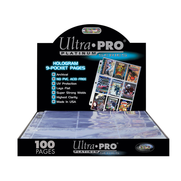 Ultra Pro Platinum Series Pocket Pages (100ct) for Cards and Photos
