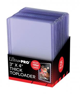 Ultra Pro 3" X 4" Thick 100PT Toploader