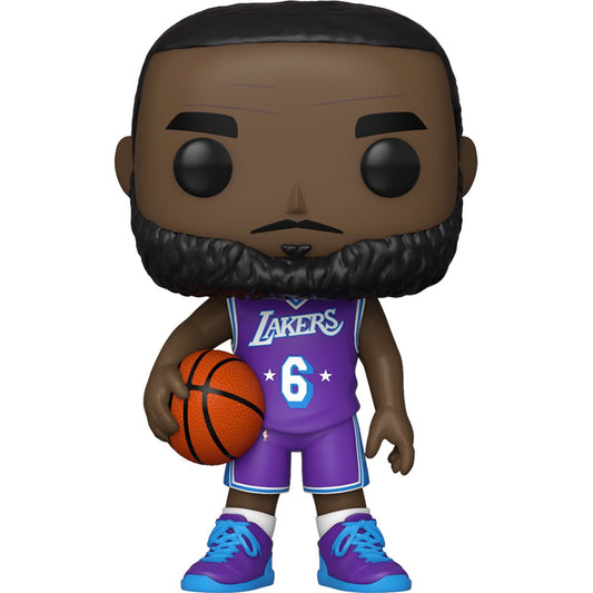 Basketball : Lakers - Lebron James City Edition #127 Funko POP! VInyl Figure