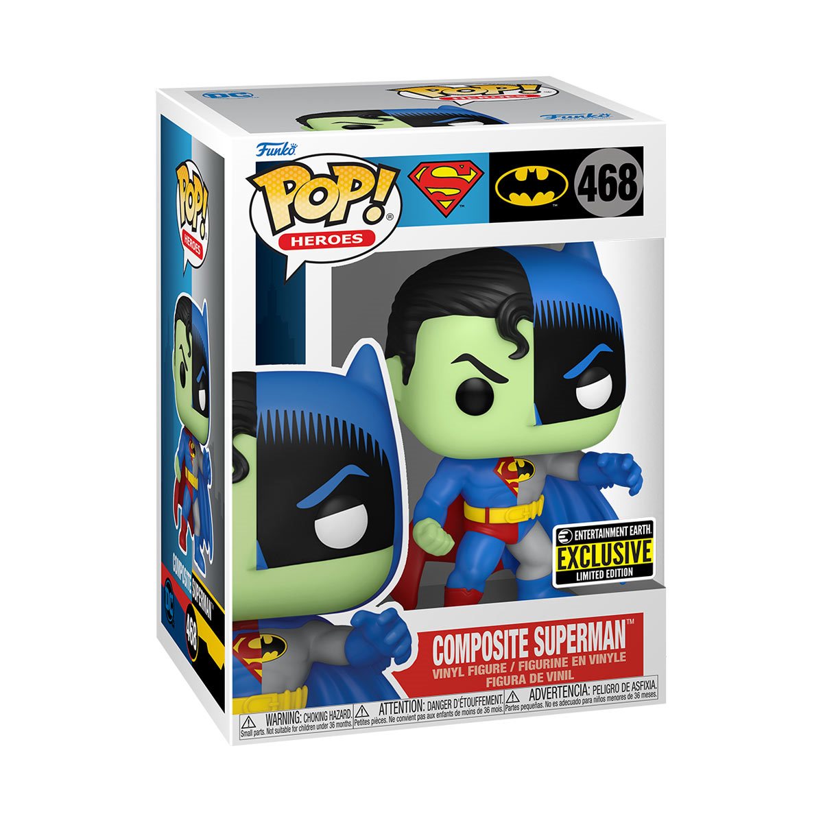 Heroes : DC Comics - Composite Superman #468 Entertainment Earth Exclusive Funko POP!