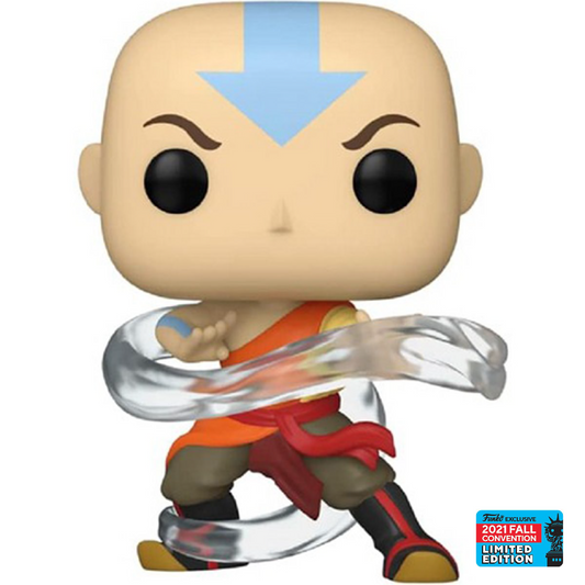 Animation : Avatar The Last Airbender - Aang Air Bending #1044 Fall Convention 2021 Exclusive Funko POP!