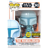 Star Wars : The Mandalorian - The Mandalorian Hologram #345 Exclusive Funko POP! Vinyl Figure