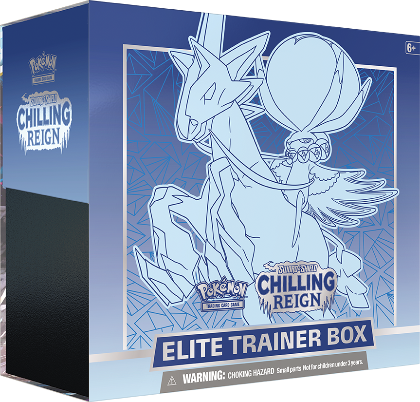 Pokémon Elite Trainer Box - Ice Rider Calyrex - SWSH06 : Chilling Reign