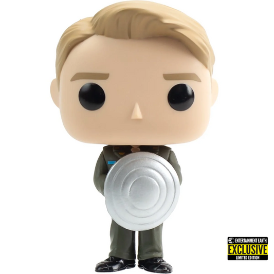 Marvel : Captain America The First Avenger - Captain America with Prototype Shield #999 Exclusive Funko POP! Vinyl Figure