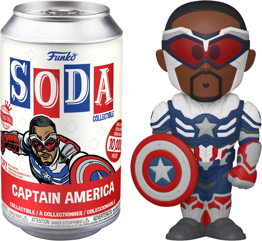 Funko Soda : Marvel - Captain America International Edition Vinyl Figure