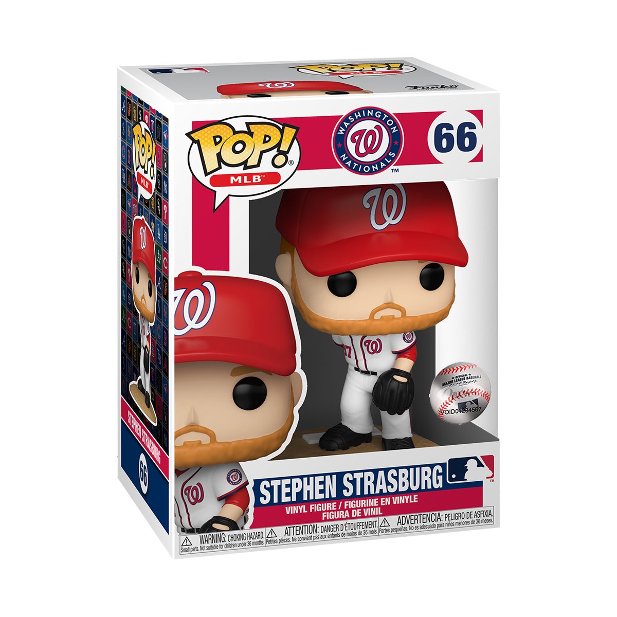 Baseball : Nationals - Stephen Strasburg #66 Funko POP! Vinyl Figure