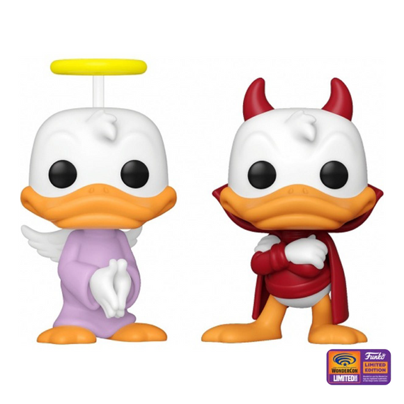 Disney : Donald Duck - Donald's Shoulder Angel & Devil 2 Pack Wondercon 2022 Funko POP!